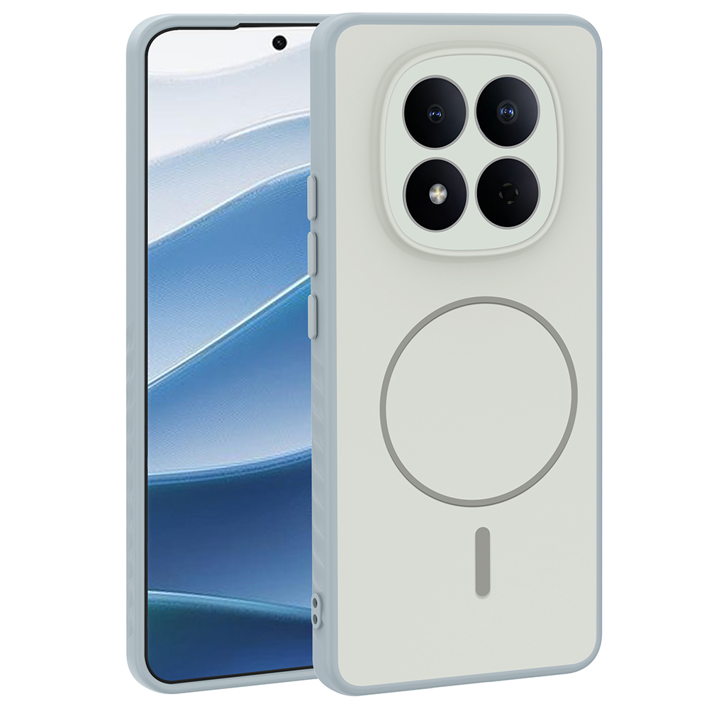 Xiaomi Redmi Note 15 5G Uyumlu Kılıf M-safe Şarj Özellikli Zore Tea Kapak
