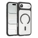 Apple iPhone 17 Air Uyumlu Kılıf M-Safe Şarj Özellikli Metal Kamera Çerçeveli Zore Tiko Kapak
