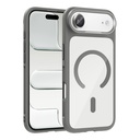 Apple iPhone 17 Air Uyumlu Kılıf M-Safe Şarj Özellikli Metal Kamera Çerçeveli Zore Tiko Kapak
