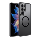 Samsung Galaxy S26 Ultra Uyumlu Kılıf M-safe Şarj Özellikli Mat Görünümlü Wlons Vevo Kapak