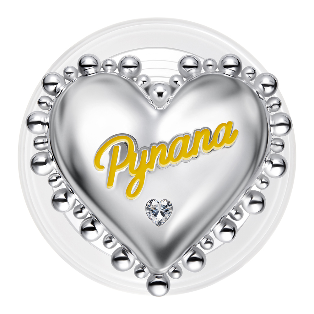 [RNZ-TA130197] Pynana BubbleHeart 360 Derece Dönebilen Magnetik Ring Stand Telefon Tutucu