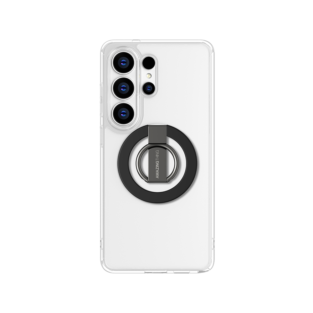 Samsung Galaxy S26 Ultra Uyumlu Kılıf M-safe Şarj Özellikli Yüzük Standlı Amazingthing Minimal Grip Serisi Kapak