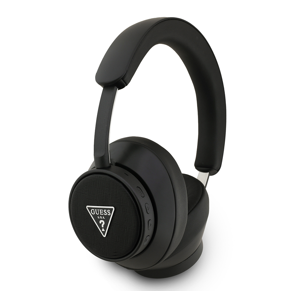 [RNZ-TA128590] Guess Orjinal Lisanslı ENC Üçgen Logolu Saffiano Kulak Üstü Bluetooth Kulaklık