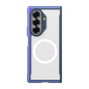 Samsung Galaxy Z Fold 7 Uyumlu Kılıf M-safe Şarj Özellikli Airbagli Raptic Shield Serisi Şeffaf Arka Yüzey Kapak
