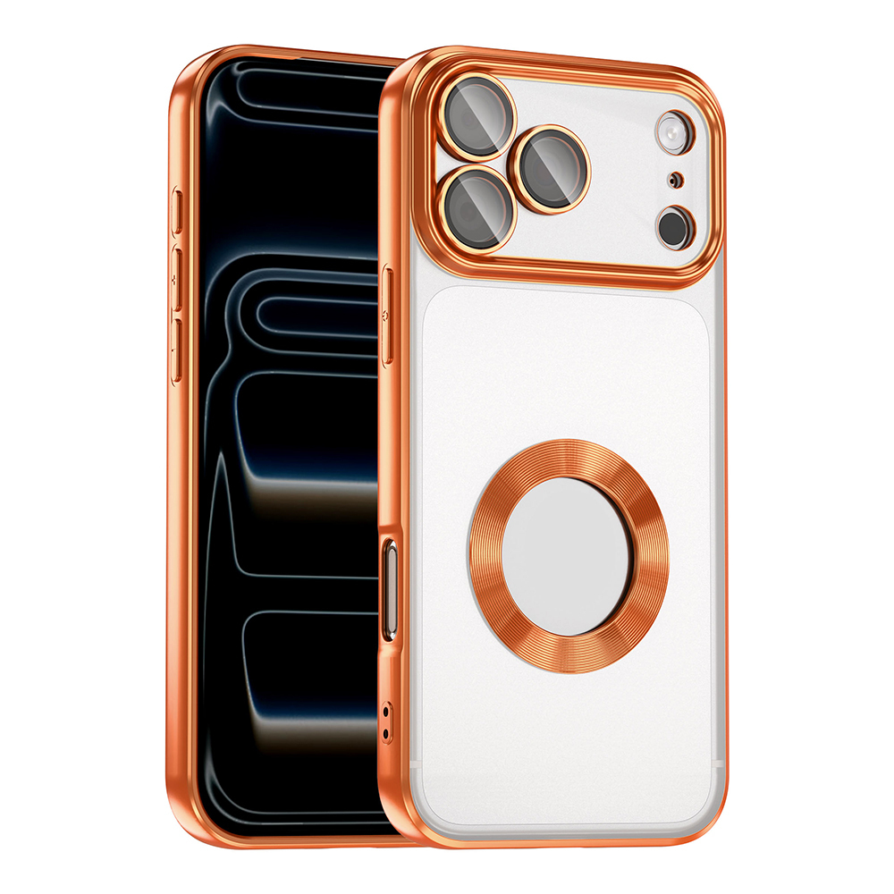 Apple iPhone 17 Pro Max Uyumlu Kılıf Kamera Korumalı Logo Gösteren Zore Omega Kapak