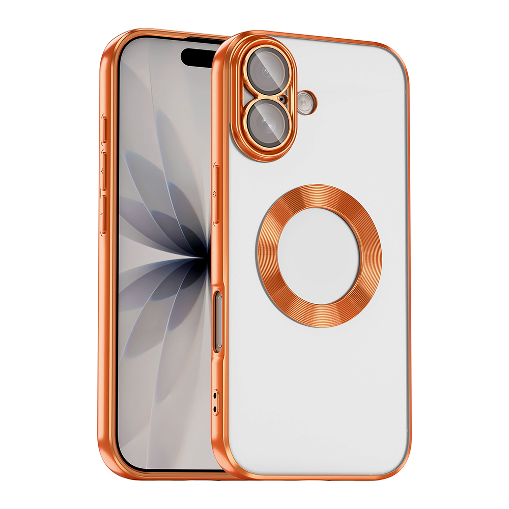 Apple iPhone 17 Uyumlu Kılıf Kamera Korumalı Logo Gösteren Zore Omega Kapak