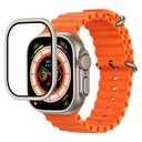Apple Watch Ultra 49mm Uyumlu Mohseven iWatch Serisi Safir Akıllı Saat Temperli Cam Ekran Koruyucu