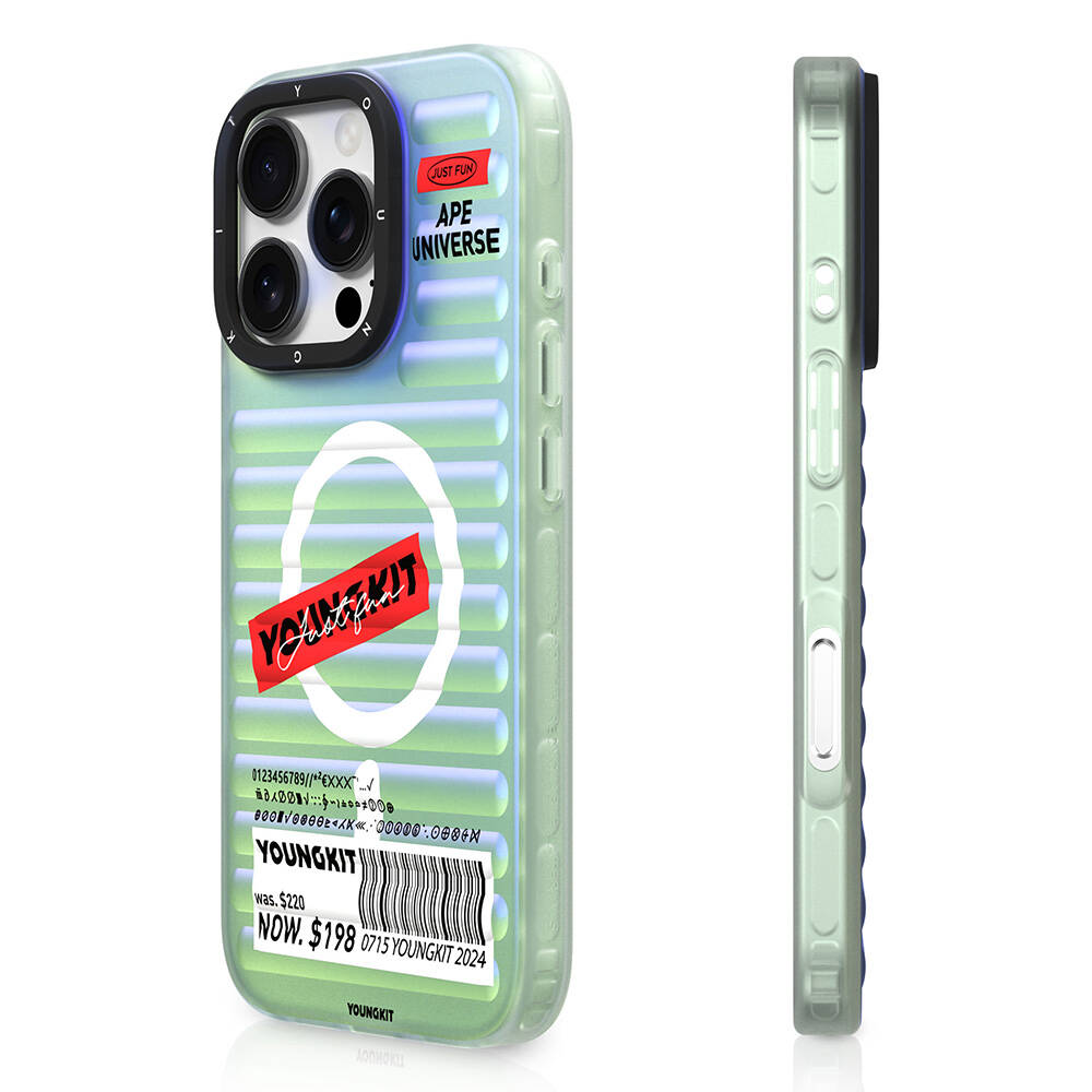 Apple iPhone 16 Pro Uyumlu M-safe Şarj Özellikli Youngkit Chameleon Serisi Kapak