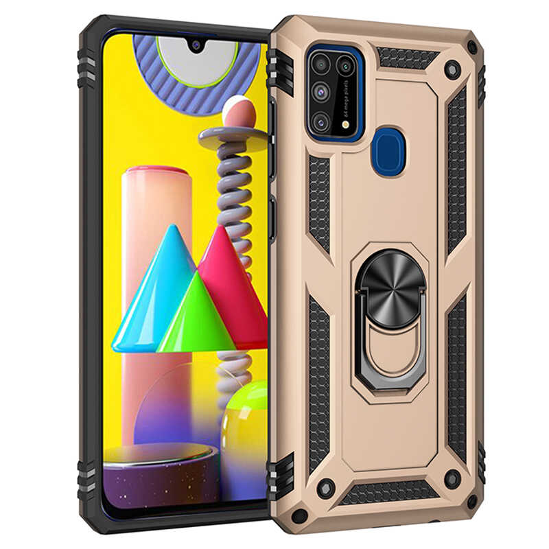 Samsung Galaxy M31 Uyumlu Kılıf Zore Vega Kapak