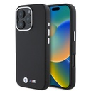 Apple iPhone 16 Pro Max Uyumlu Kılıf BMW Orjinal Lisanslı Tam Sarılmış Kevlar Tasarımlı Metal Logo Suni Deri Kapak