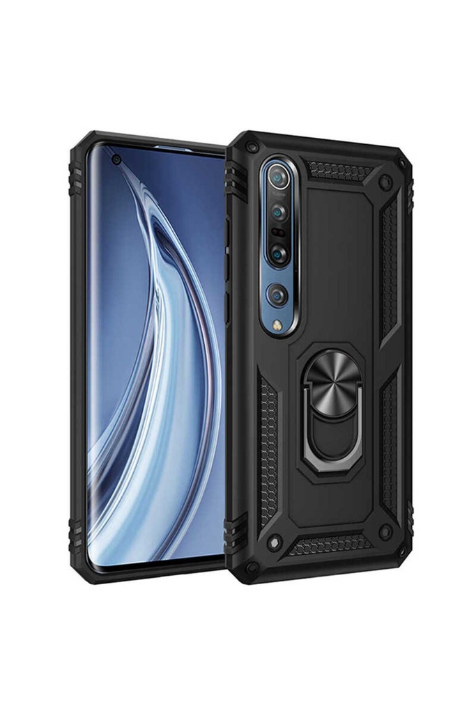 [RNZ-TA40432] Xiaomi Mi Note 10 Lite Uyumlu Kılıf Zore Vega Kapak (Siyah)