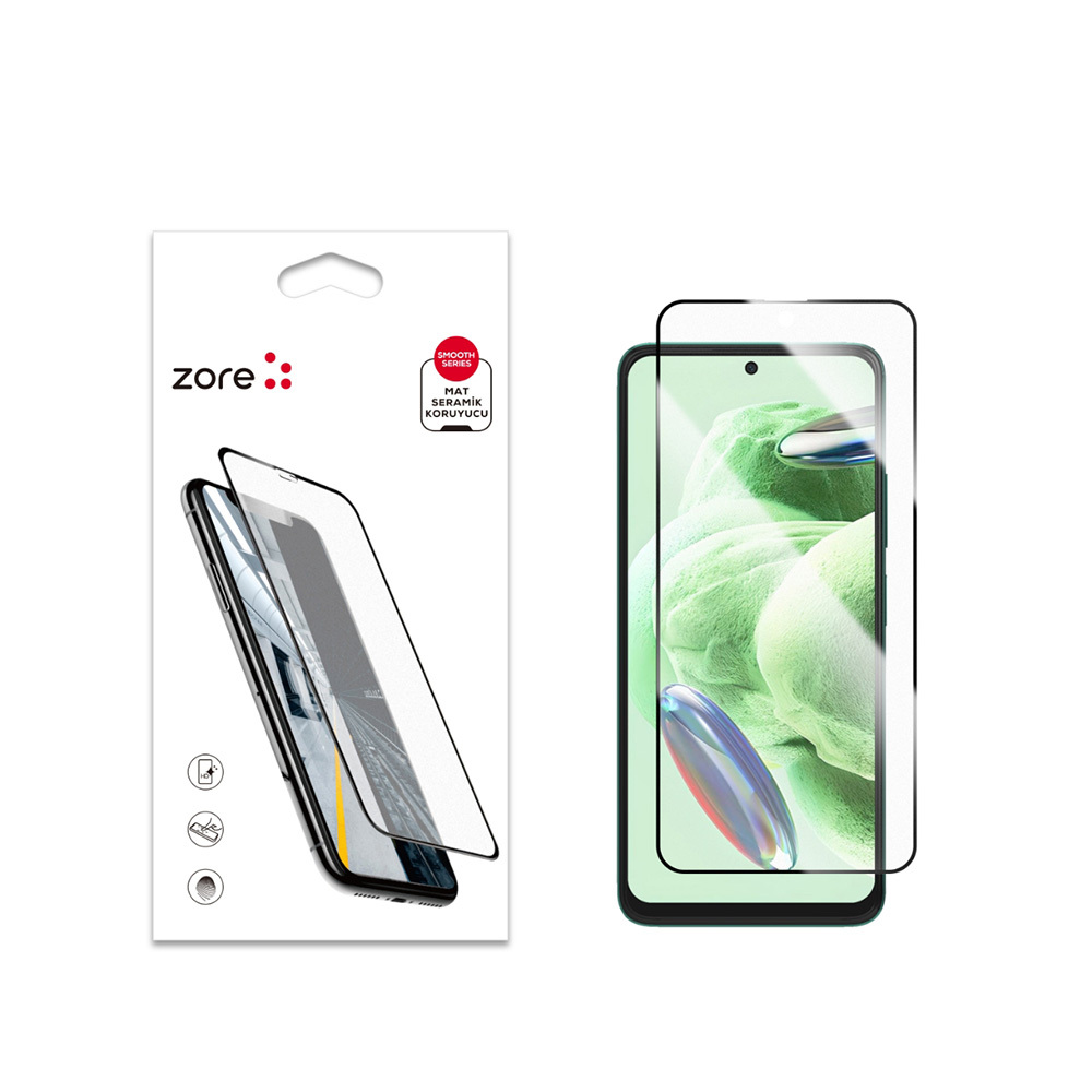 [RNZ-T34107] Xiaomi Redmi Note 12 5G Uyumlu Zore Mat Seramik Ekran Koruyucu