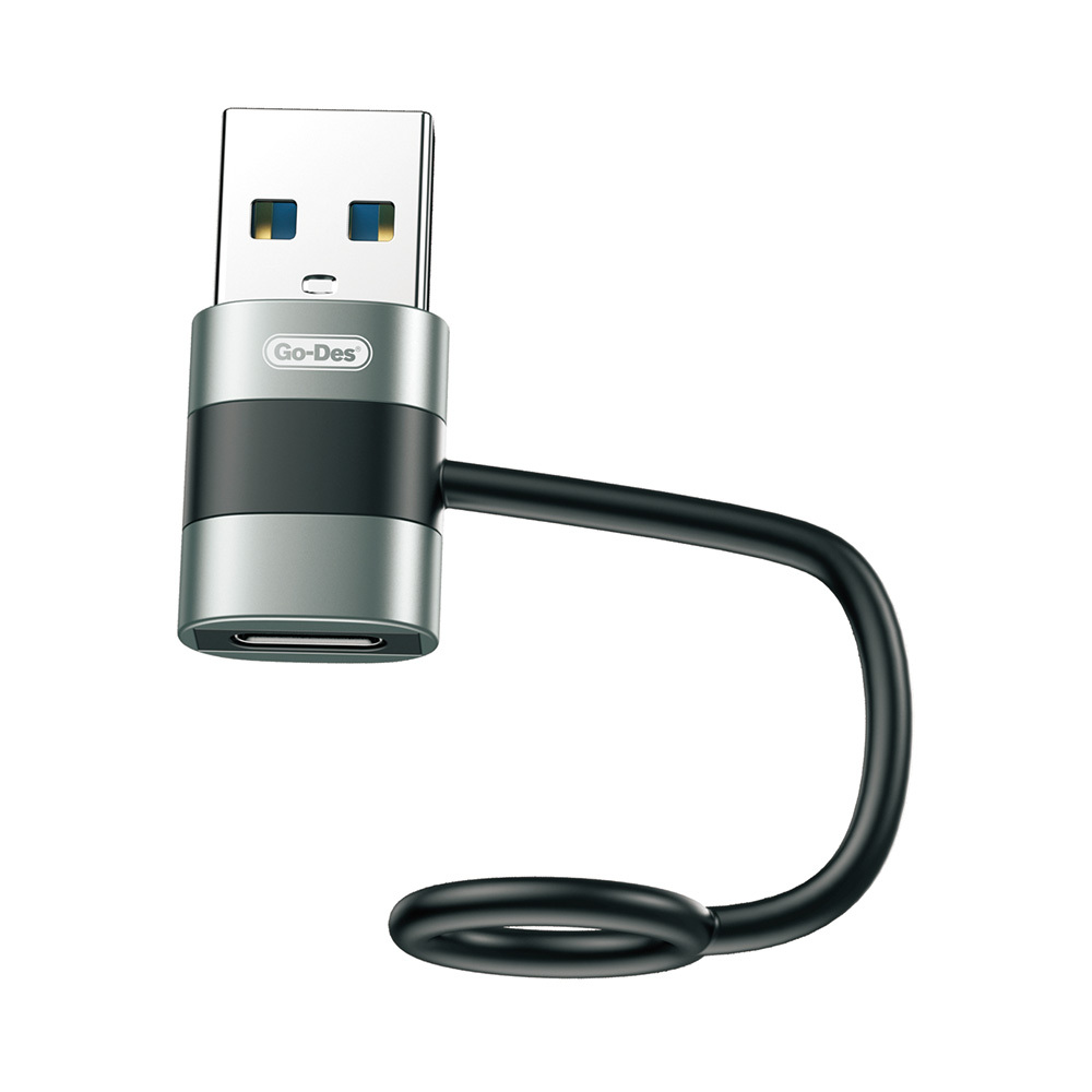 [RNZ-TA111105] Go Des GD-CT069 USB 3.0 to Type-C Data Ve Hızlı Şarj Adaptörü