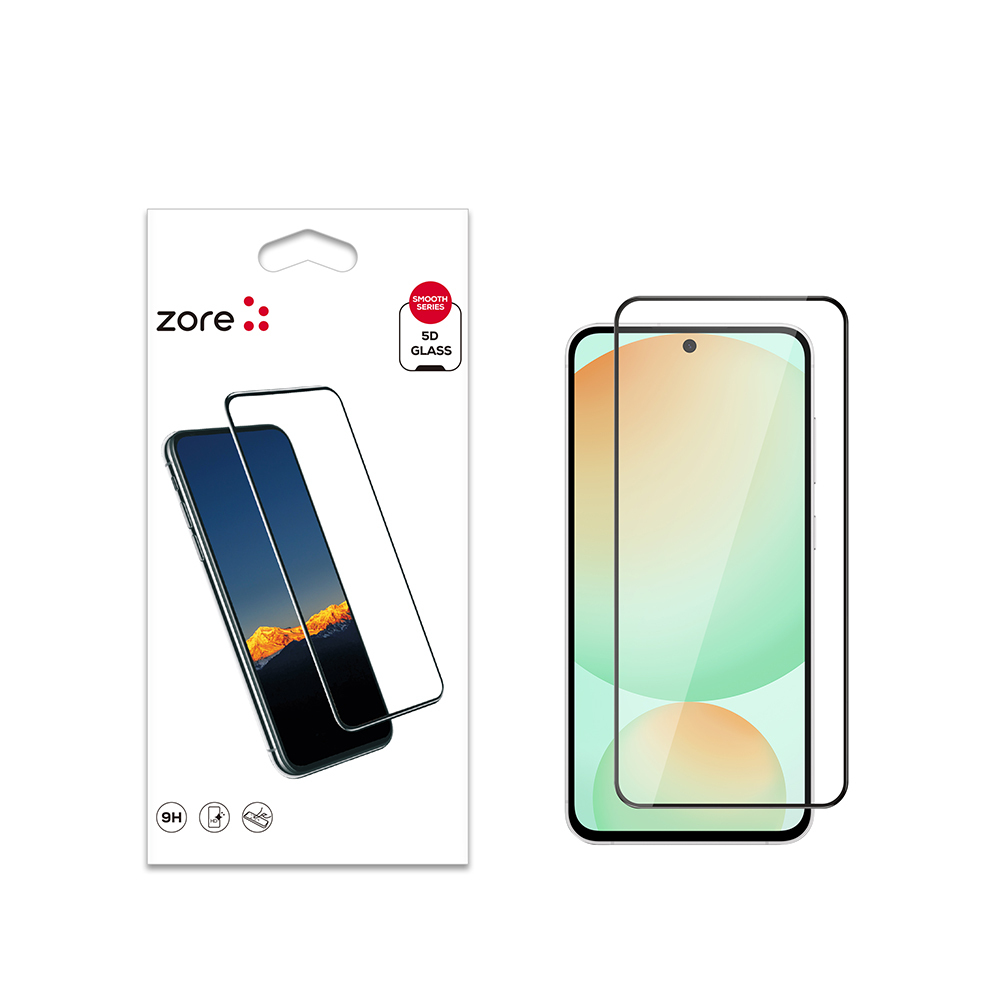Samsung Galaxy S24 FE Uyumlu Zore Kenarları Kırılmaya Dayanıklı Cam Ekran Koruyucu