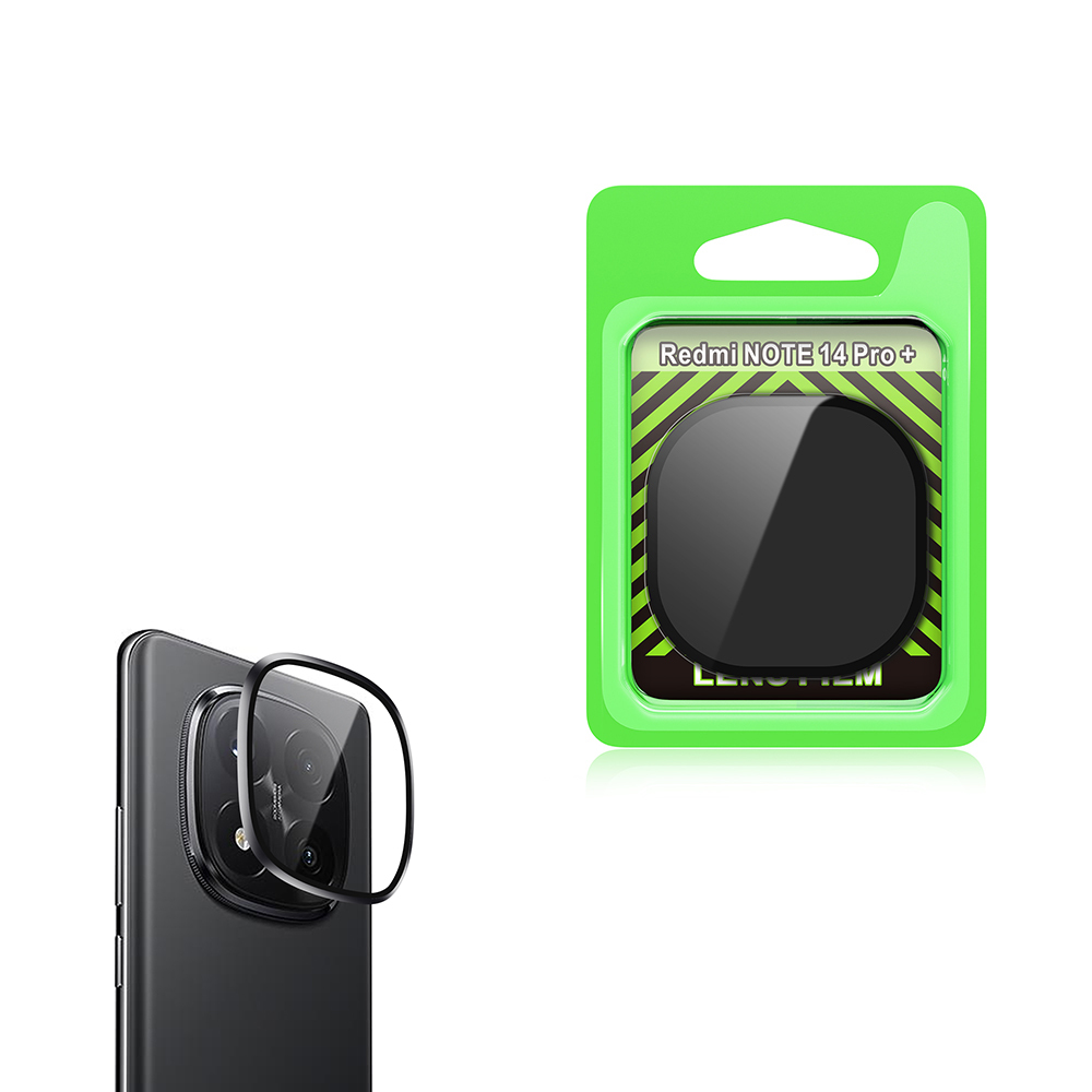 [RNZ-TA115609] Xiaomi Redmi Note 14 Pro Plus Uyumlu Zore CL-07 Kamera Lens Koruyucu