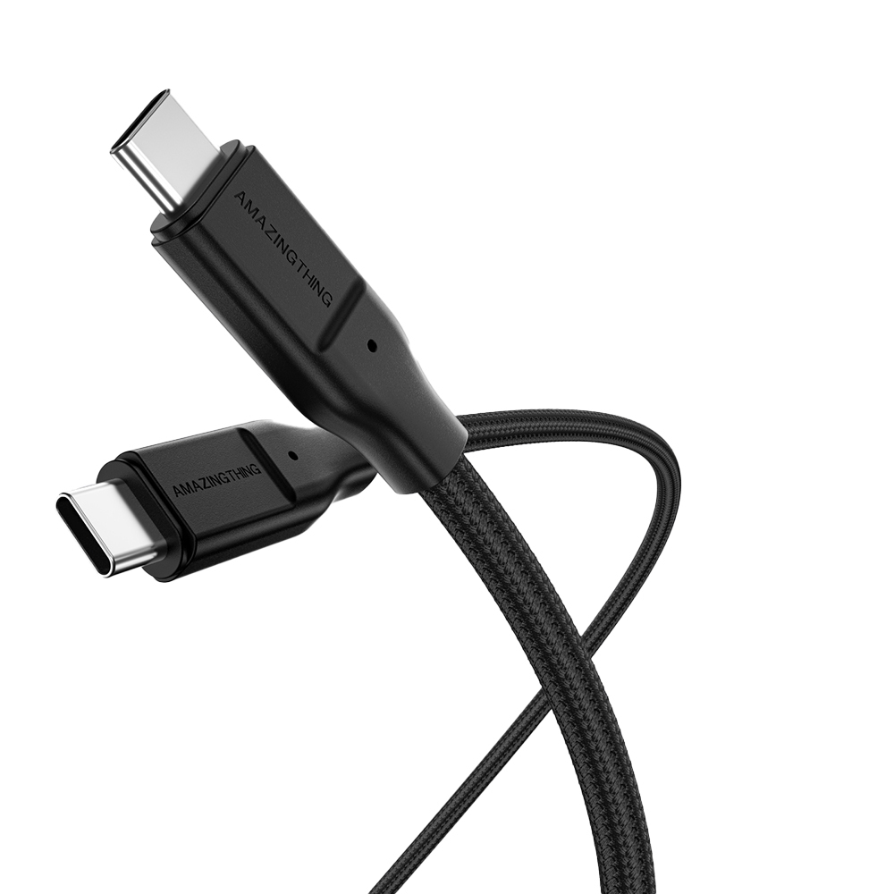 [RNZ-TA116417] Amazingthing Magcord Serisi Magnetik Örgülü Tasarımlı Type-C to Type-C PD Data ve Şarj Kablosu 60W 1.2M
