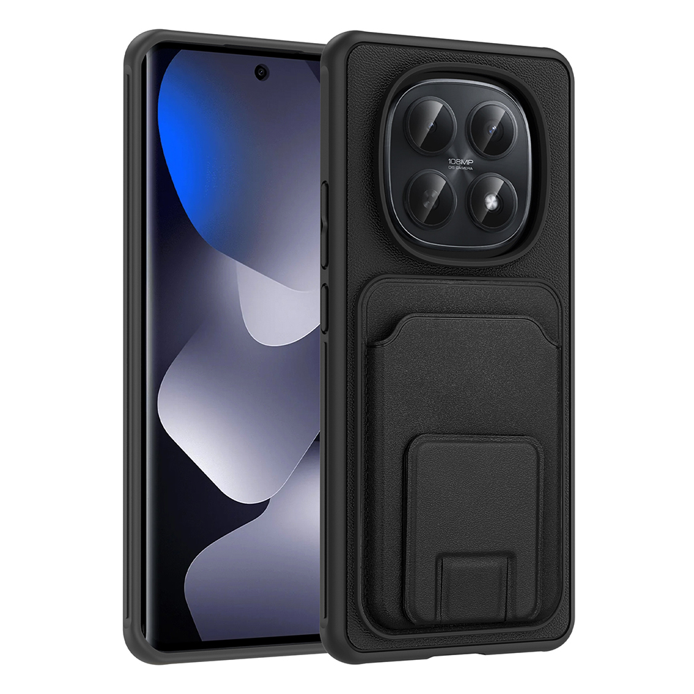Xiaomi Redmi Note 15 5G Uyumlu Kılıf Kartlıklı TPU Zore Bikart Kapak
