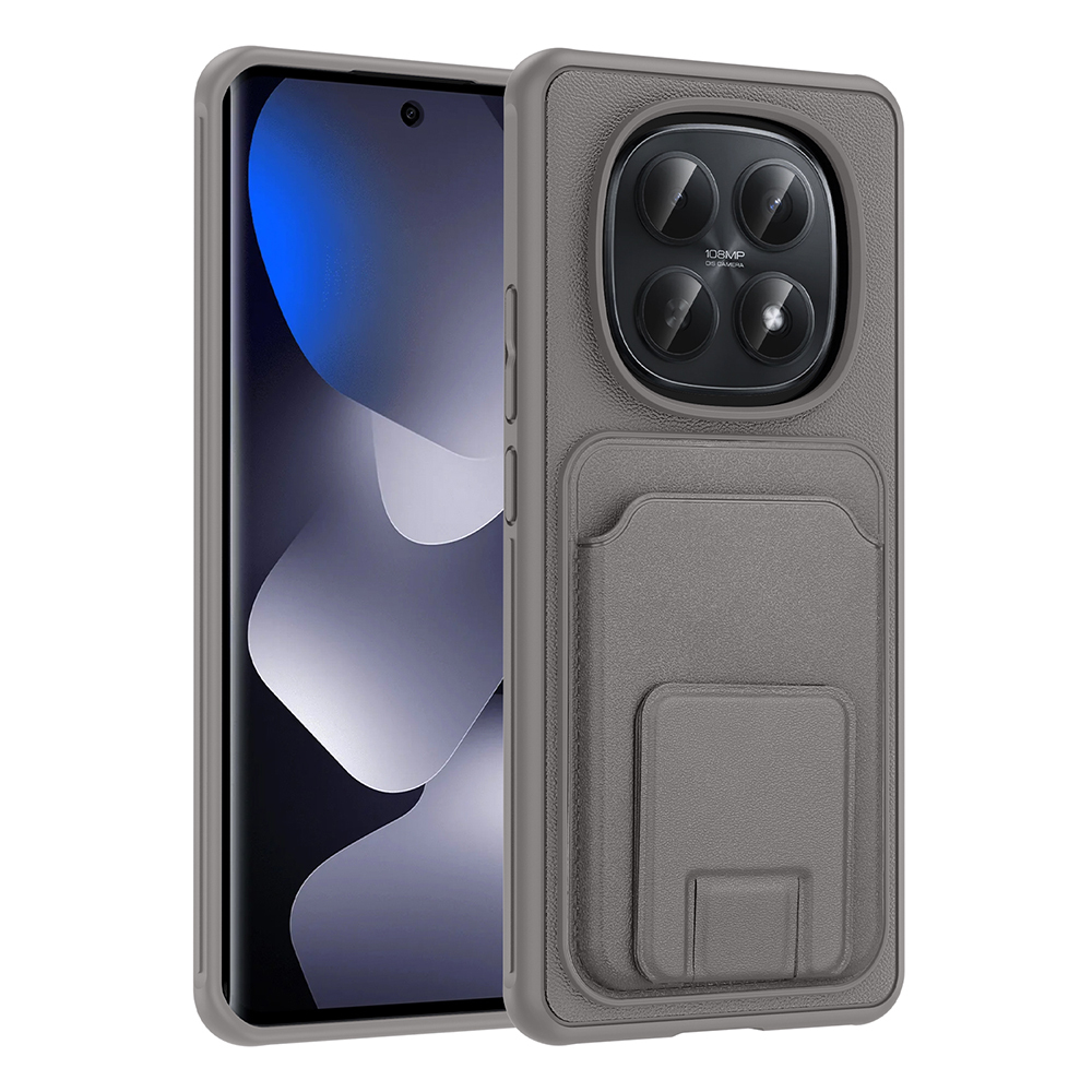 Xiaomi Redmi Note 15 5G Uyumlu Kılıf Kartlıklı TPU Zore Bikart Kapak