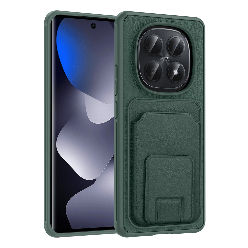 Xiaomi Redmi Note 15 5G Uyumlu Kılıf Kartlıklı TPU Zore Bikart Kapak