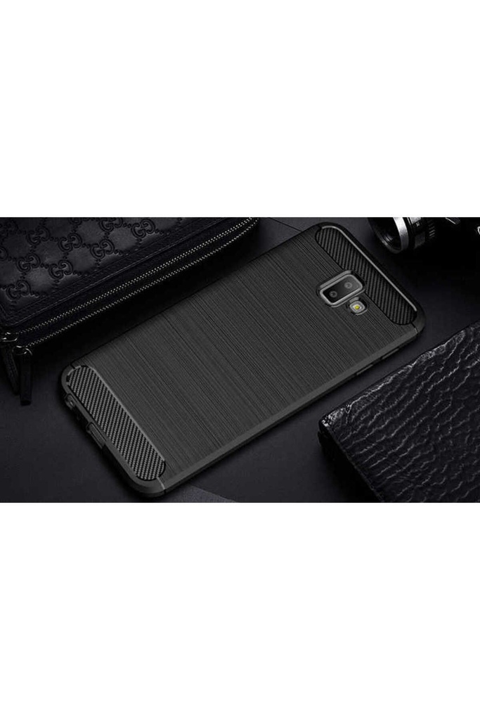 [RNZ-TA15004] Samsung Galaxy J6 Plus Uyumlu Kılıf Zore Room Silikon Kapak (Siyah)