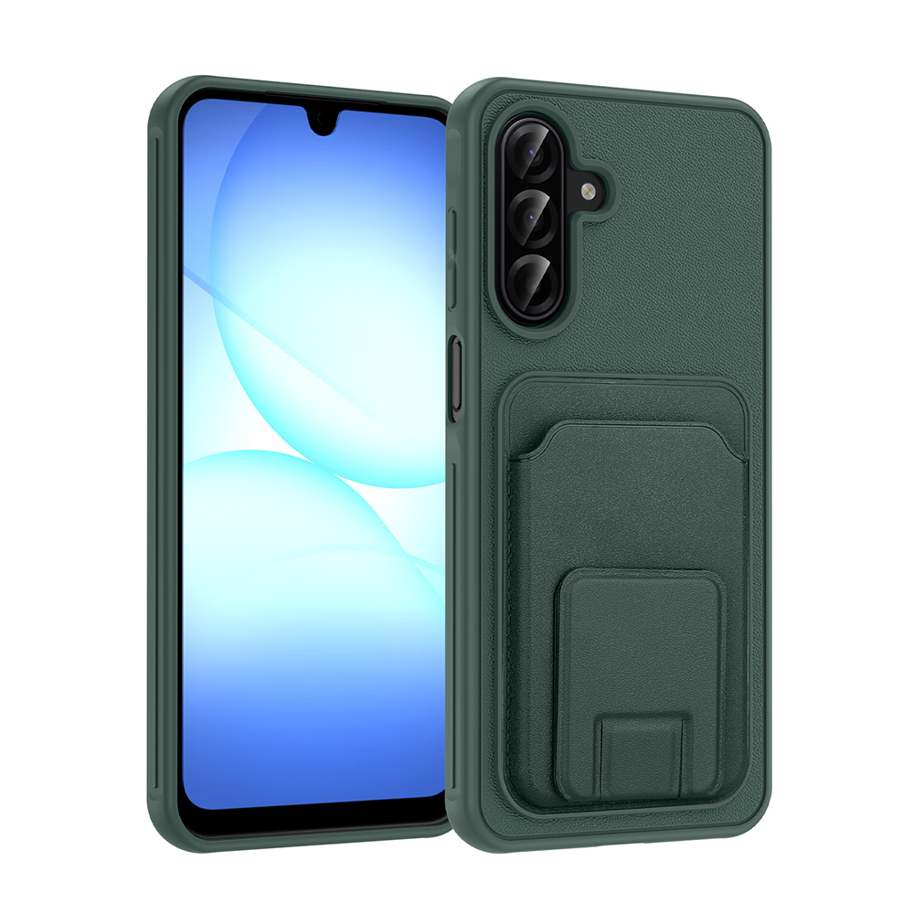Samsung Galaxy A17 Uyumlu Kılıf Kartlıklı TPU Zore Bikart Kapak