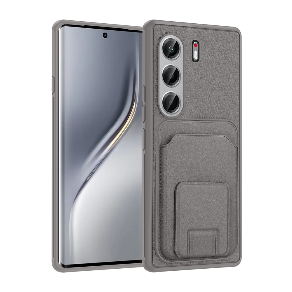 Tecno Camon 40 Pro Uyumlu Kılıf Kartlıklı TPU Zore Bikart Kapak