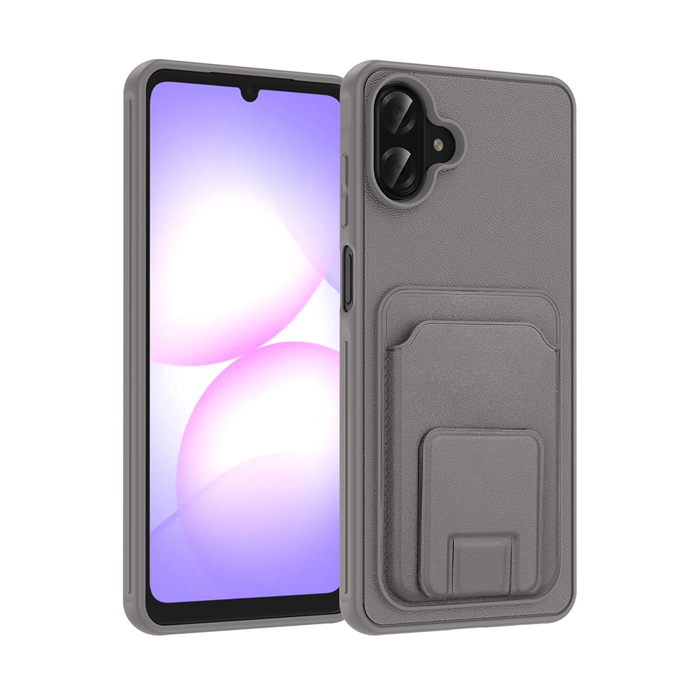 Samsung Galaxy A07 Uyumlu Kılıf Kartlıklı TPU Zore Bikart Kapak