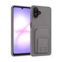 Samsung Galaxy A07 Uyumlu Kılıf Kartlıklı TPU Zore Bikart Kapak