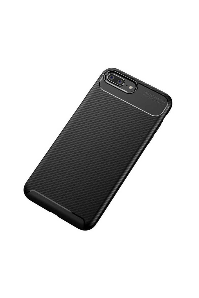 [RNZ-TA15016] Apple iPhone 7 Plus Uyumlu Kılıf Zore Negro Silikon Kapak (Siyah)