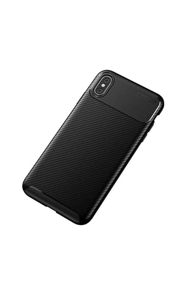 [RNZ-TA15025] Apple iPhone XS Uyumlu Kılıf Zore Negro Silikon Kapak (Siyah)