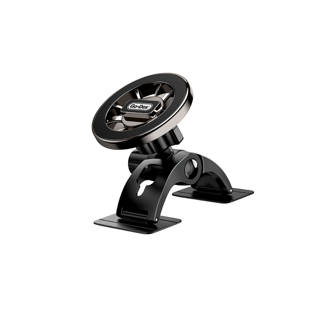 [RNZ-TA129684] Go Des GD-HD277 Magnetik M-safe Uyumlu 360 Derece Dönebilen Düz Zemin Araç Telefon Tutucu