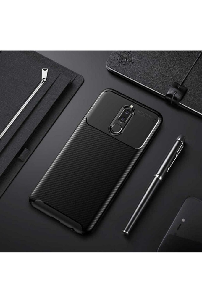 [RNZ-TA15040] Huawei Mate 10 Lite Uyumlu Kılıf Zore Negro Silikon Kapak (Siyah)