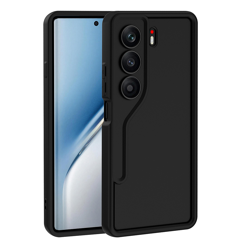 [RNZ-TA129630] Tecno Camon 40 4G Uyumlu Kılıf Kamera Korumalı Zore Ananas Kapak (Siyah)