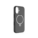 Apple iPhone 17 Uyumlu Kılıf M-safe Şarj Özellikli Metal Standlı Sıvı Silikon Lenyes CK223 Kapak