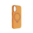 Apple iPhone 17 Uyumlu Kılıf M-safe Şarj Özellikli Metal Standlı Sıvı Silikon Lenyes CK223 Kapak