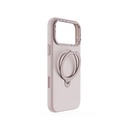 Apple iPhone 17 Pro Uyumlu Kılıf M-safe Şarj Özellikli Metal Standlı Sıvı Silikon Lenyes CK223 Kapak
