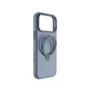 Apple iPhone 17 Pro Uyumlu Kılıf M-safe Şarj Özellikli Metal Standlı Sıvı Silikon Lenyes CK223 Kapak