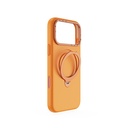 Apple iPhone 17 Pro Uyumlu Kılıf M-safe Şarj Özellikli Metal Standlı Sıvı Silikon Lenyes CK223 Kapak