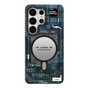 Samsung Galaxy S26 Ultra Uyumlu Kılıf M-safe Şarj Özellikli Youngkit 360 Derece Standlı Technology Serisi Kapak