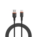 Wiwu Wi-C096 Flame Guard Serisi USB-A to Type-C Hızlı Şarj Özellikli Data ve Şarj Kablosu 1.2M