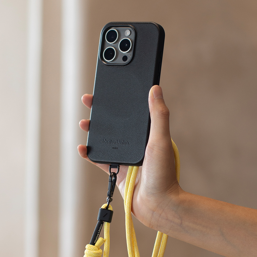 Apple iPhone 16 Pro Max Uyumlu Kılıf M-safe Şarj Özellikli Deri Görünümlü Native Union 2024 Active Serisi Kapak