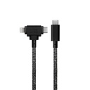 Native Union Belt Serisi Duo Type-C to Type-C - Lightning Şarj Kablosu 60W 1.5M