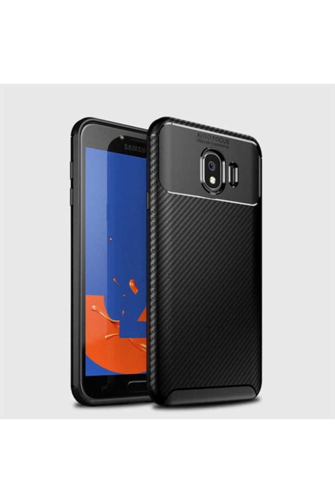 [RNZ-TA15067] Samsung Galaxy J4 Uyumlu Kılıf Zore Negro Silikon Kapak (Siyah)