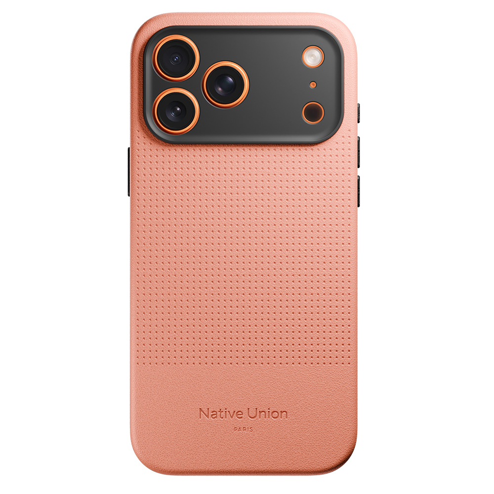 Apple iPhone 17 Pro Max Uyumlu Kılıf M-safe Şarj Özellikli Deri Dokulu Native Union 2025 Active Serisi Kapak