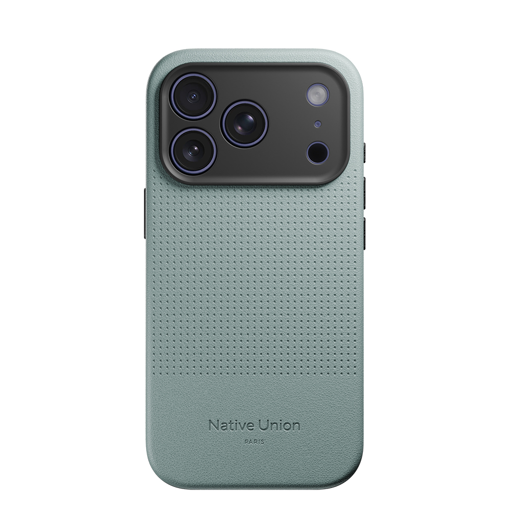 Apple iPhone 17 Pro Uyumlu Kılıf M-safe Şarj Özellikli Deri Dokulu Native Union 2025 Active Serisi Kapak
