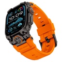 Apple Watch Ultra 49mm Uyumlu Mohseven iWatch Armor Silikon Kordon
