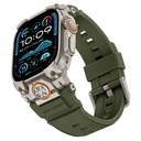 Apple Watch Ultra 49mm Uyumlu Mohseven iWatch Armor Silikon Kordon