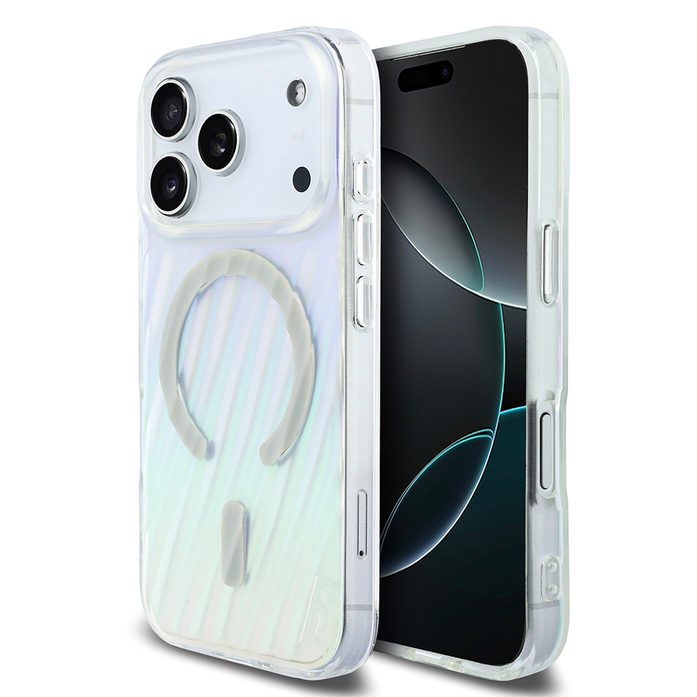 Apple iPhone 17 Pro Uyumlu Kılıf TUMI Orjinal Lisanslı M-safe Şarj Özellikli Transparan Kapak