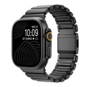 Apple Watch 7 45mm Uyumlu Zore KRD-152 Titanyum Silikon Kordon