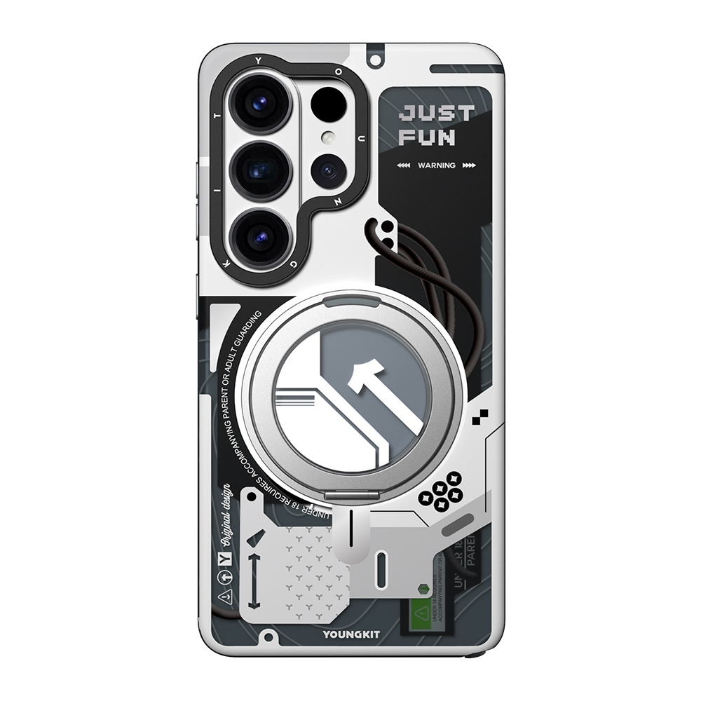Samsung Galaxy S26 Ultra Uyumlu Kılıf M-safe Şarj Özellikli Youngkit Starship Serisi Kapak